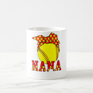 Softball Nana Life Grandma Nana eines Softballspie Kaffeetasse