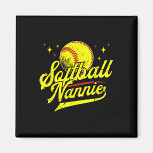 Softball Nannie eines Softball-Spielers Nannie Magnet