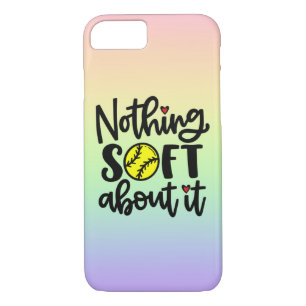 Softball - Nichts Soft über iPhone Case