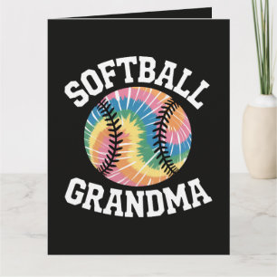 Softball-Oma Dankeskarte