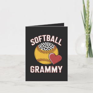 Softball-Oma Feiertagskarte