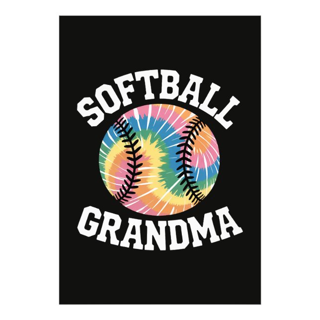 Softball-Oma Fotodruck (Vorne)