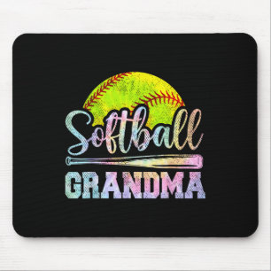 Softball-Oma Softball-Spielerin Spieltag Mutter T Mousepad