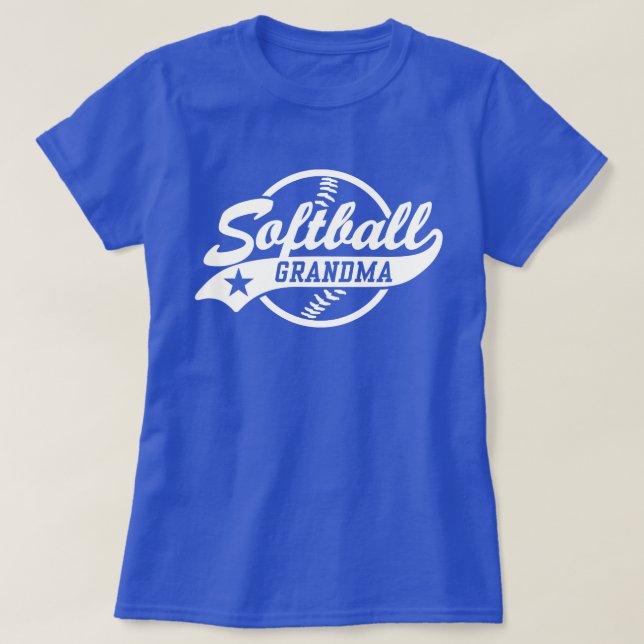 Softball Oma T-Shirt (Design vorne)