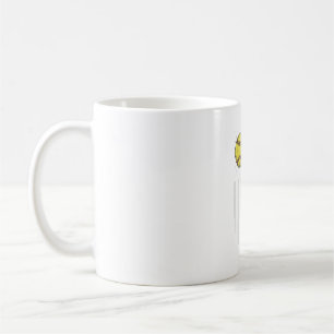Softball-Opa Vintage-Flagge Vektor-Design_1 Kaffeetasse