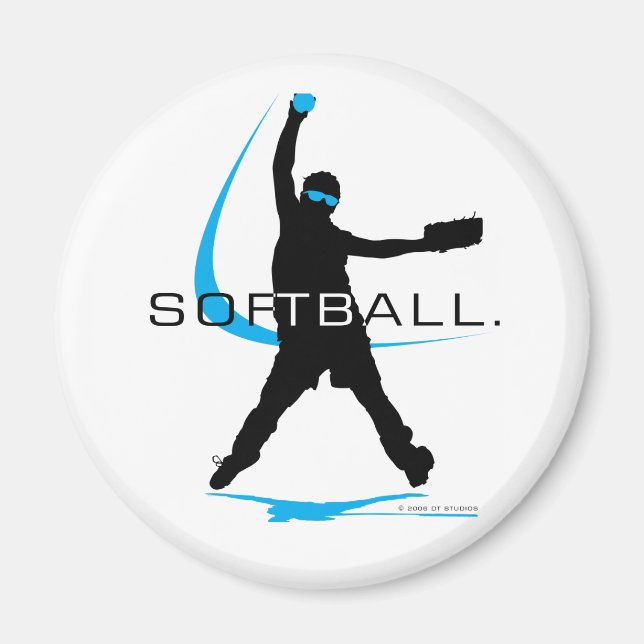 Softball - Pitcher Magnet (Vorne)