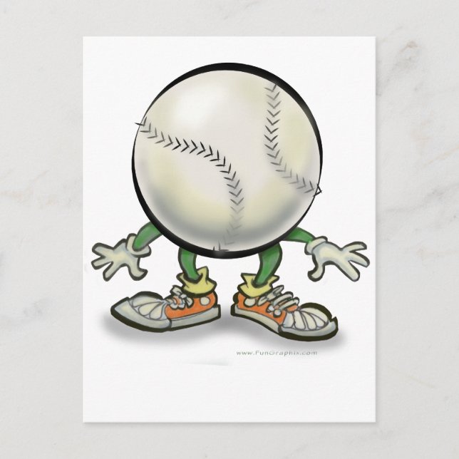 Softball Postkarte (Vorderseite)
