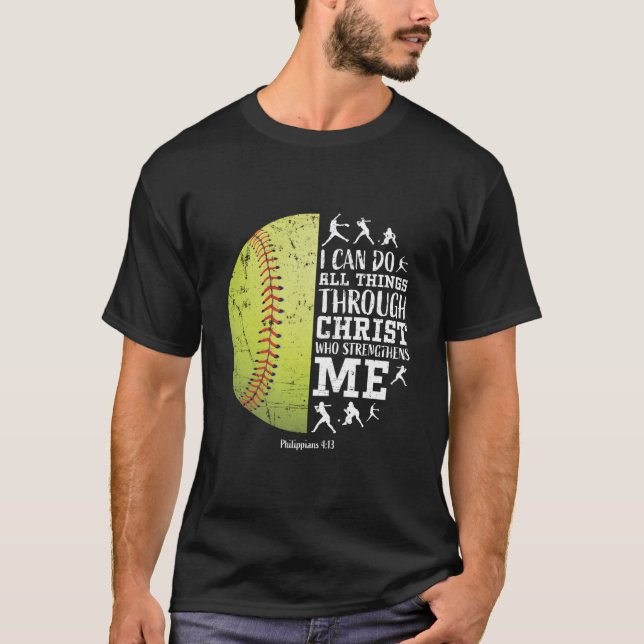 Softball 'S N T-Shirt (Vorderseite)