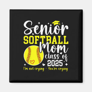 Softball Senior Mom Cl von 2025 Softball Senior Ma Magnet