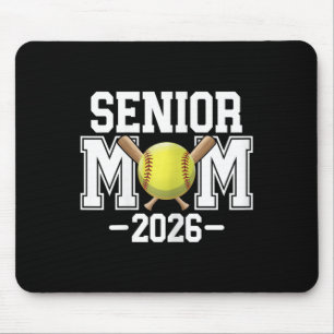 Softball Senior-Mutter, Abiturientin 2026, Senior- Mousepad