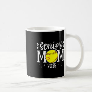 Softball Senior-Mutter einer Senior-Softballspiele Kaffeetasse