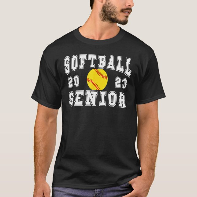 Softball Senior Night Softball Senior 2023 Graduat T-Shirt (Vorderseite)