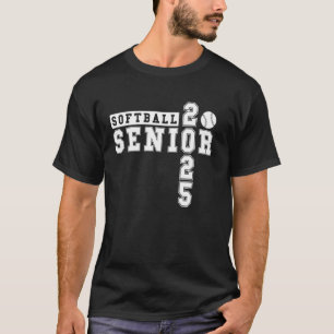 Softball Senior Night Softball Senior 2025 Graduat T-Shirt