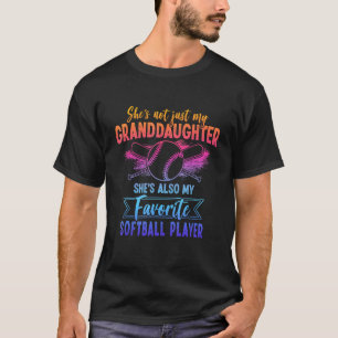 Softball-Shirt Oma Großeltern Softball Groß T-Shirt