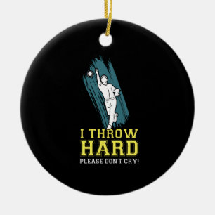 Softball Softball Pitcher Keramik Ornament