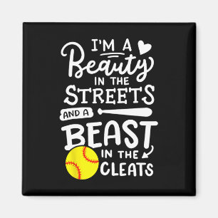 Softball Softball-Spieler Magnet