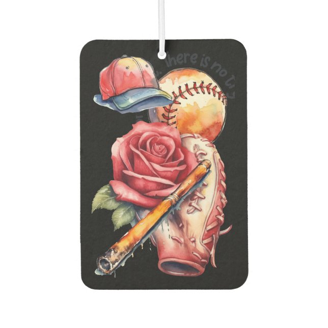 Softball Sommer Autolufterfrischer (Vorderseite)