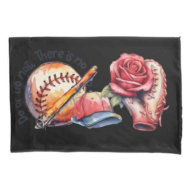 Softball-Sommer Kissenbezug (Vorderseite)