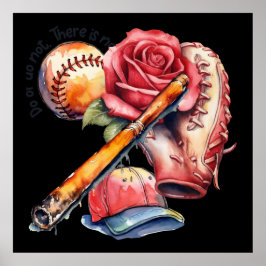 Softball Sommer Poster