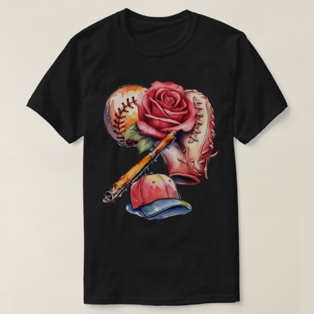 Softball Sommer T-Shirt (Design vorne)