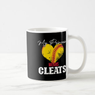 Softball-Spielerin Frauen Mädchen Prinzessin Stoll Kaffeetasse