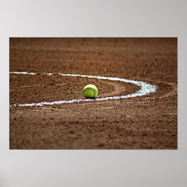 Softball Sport Poster (Vorne)