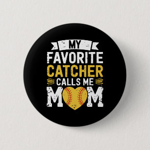 Softball-Sportler, mein Lieblingsfänger ruft an Button