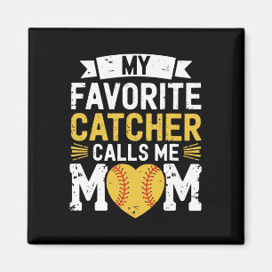 Softball-Sportler, mein Lieblingsfänger ruft an Magnet
