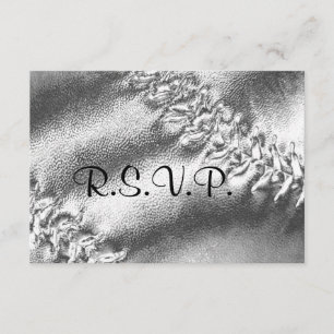 Softball Sporty Wedding Theme RSVP Card