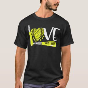 Softball-Sprichwort für Mädchen und Frauen T-Shirt