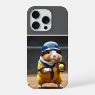 Softball-Star: Das große Spiel des Meerschweinchen iPhone 15 Pro Hülle