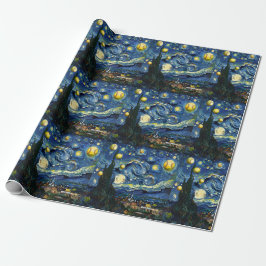 Softball Starry Night Wrapping Paper Geschenkpapier