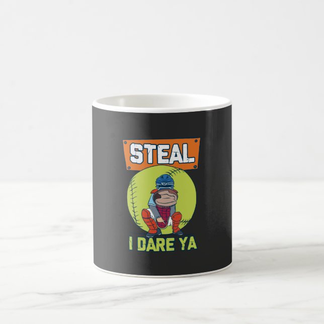 Softball - Stechen ich wage Ya Kaffeetasse (Mittel)