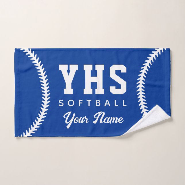 Softball Stiche Custom Sport Handtuch Team Anfangs (Handtuch)