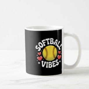 Softball-Stimmung Süßes Fastpitch-Softball-Team Sp Kaffeetasse