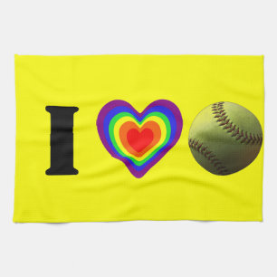 Softball-Stolz Geschirrtuch