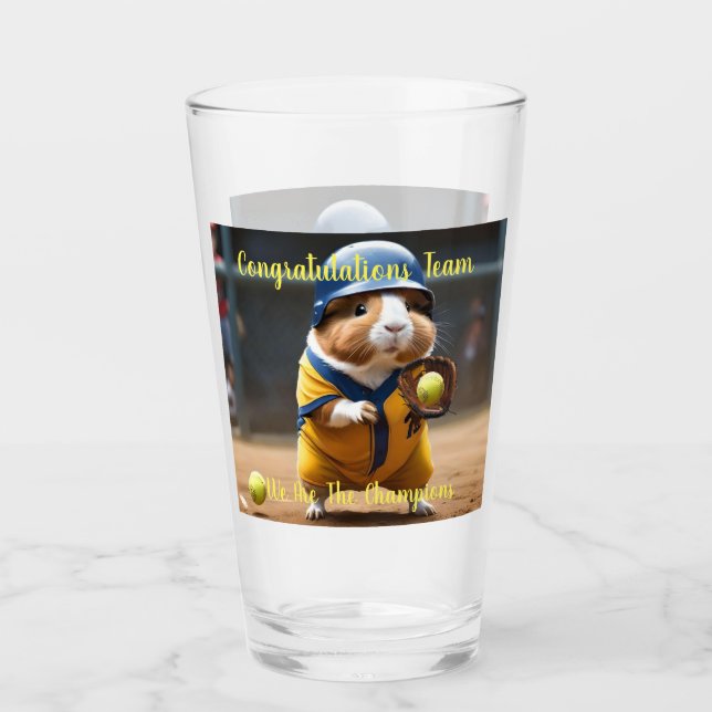 Softball Superstar: Das große Spiel der Guinea, Glas (Vorderseite)