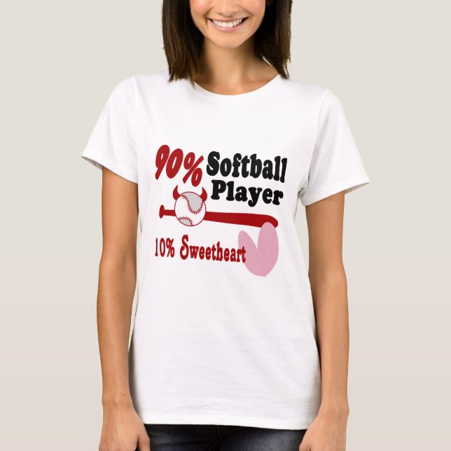 Softball Sweetheart T-Shirt (Vorderseite)