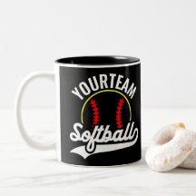 Softball Team Player ADD NAME Personalisierte Liga