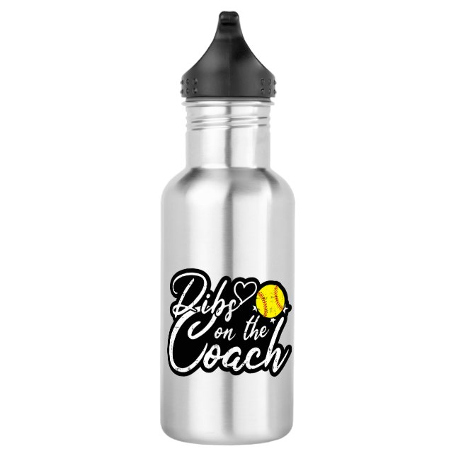 Softball-Trainer-Ehefrau beansprucht den Trainer Edelstahlflasche (Rechts)