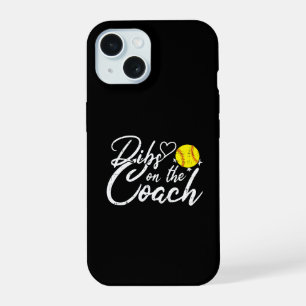 Softball-Trainer Ehefrau Dibs auf den Trainer iPhone 15 Hülle