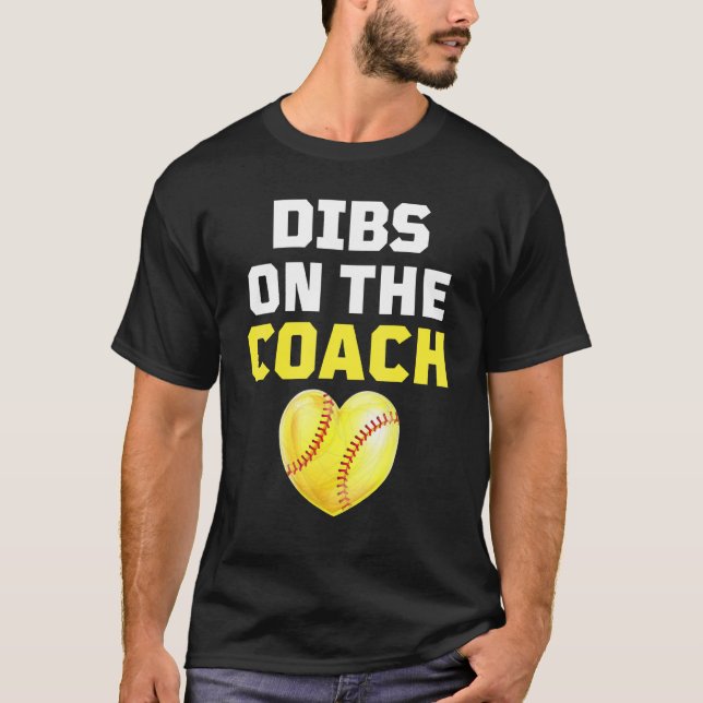Softball-Trainer Ehefrau Verlobter Mutter beanspru T-Shirt (Vorderseite)