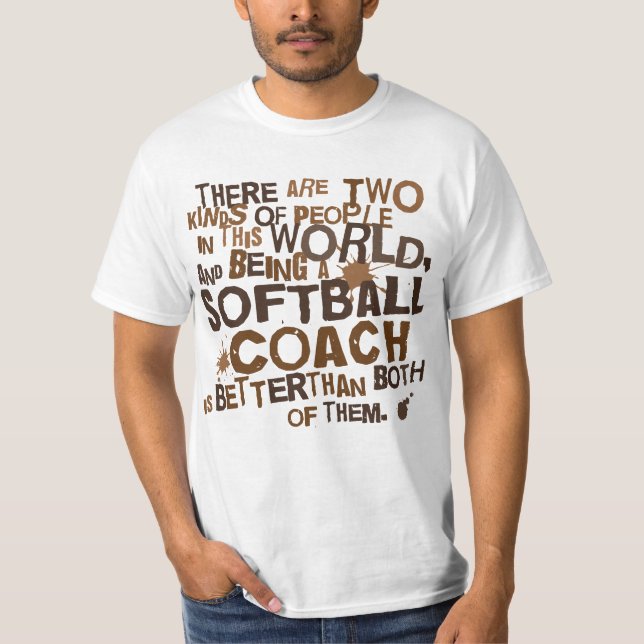Softball-Trainer-Geschenk T-Shirt (Vorderseite)