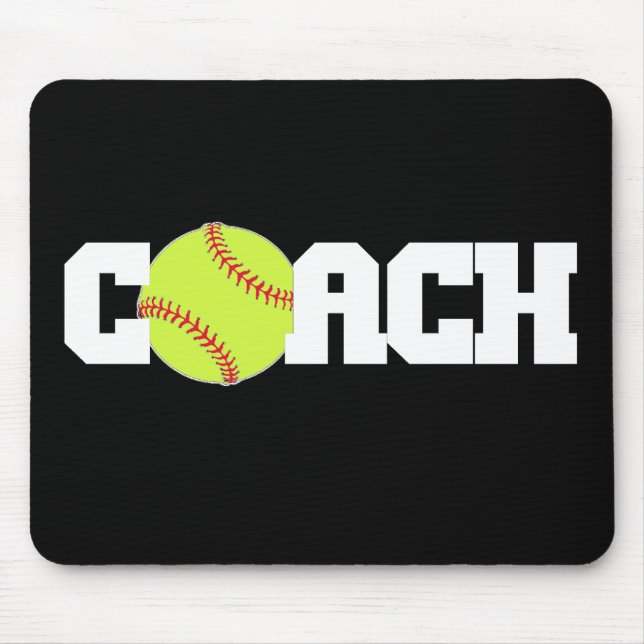 Softball-Trainer Mousepad (Vorne)