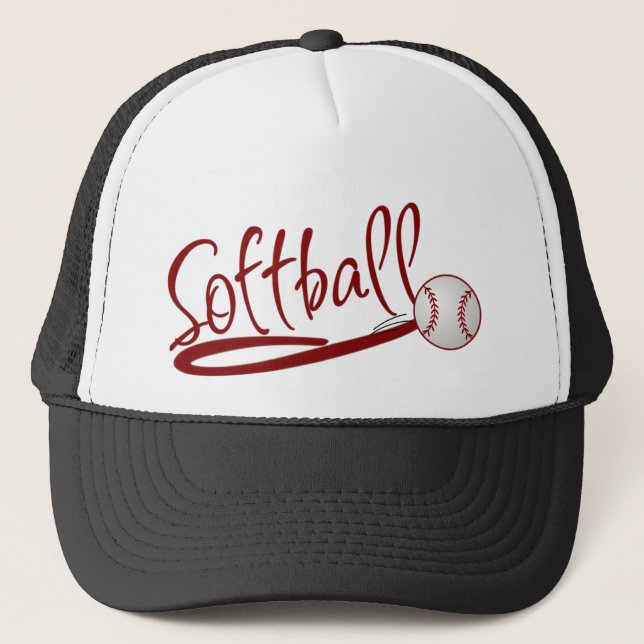 Softball Truckerkappe (Vorderseite)