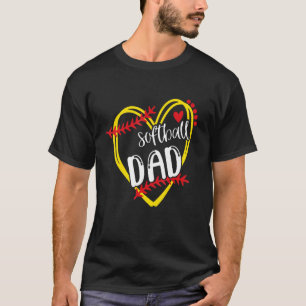 Softball Vater Auntie Softball Softball-Softball-H T-Shirt