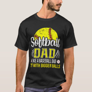 Softball Vater Definition Witziger Vater T-Shirt