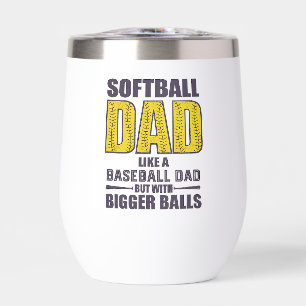 Softball-Vater SVG, Lustiges Shirt-Design
