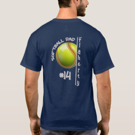 Softball Vater T Shirt