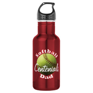 Softball-Vater-Team-Name Edelstahlflasche